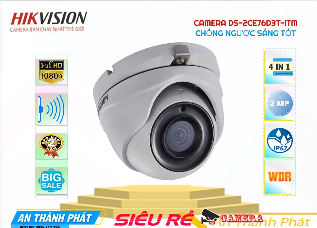 Camera Dome DS-2CE76D3T-ITM Hikvision,Thông số DS-2CE76D3T-ITM,DS-2CE76D3T-ITM Mới nhất,DS-2CE76D3T-ITM HD  Bán Sỉ, Loại Camera Giá re DS 2CE76D3T ITM,DS-2CE76D3T-ITM nơi bán rẻ nhất,Giá Bán DS-2CE76D3T-ITM FULL HD 1080P 2.0 MP ,DS-2CE76D3T-ITM Siêu rẻ,Phân phối rẻ DS-2CE76D3T-ITM,Giá Phân Phối DS-2CE76D3T-ITM,thông số DS-2CE76D3T-ITM,DS-2CE76D3T-ITM Giá rẻ nhất,DS-2CE76D3T-ITM Giá hấp dẫn,DS-2CE76D3T-ITM Đang giảm giá